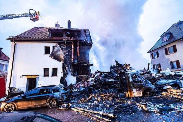 Ermittlungen zur Ursache tdlicher Explosion in Wohnhaus in Stuttgart laufen