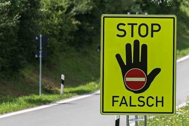 Mehr Geisterfahrer auf den Straen in Baden-Wrttemberg unterwegs