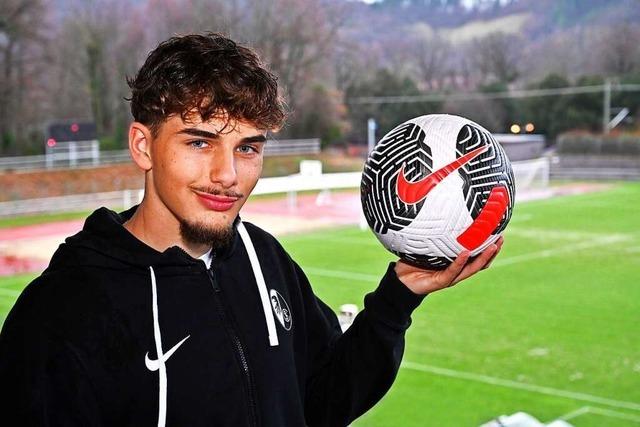 Nachwuchstalent Luca Marino trumt von einer Profikarriere beim SC Freiburg