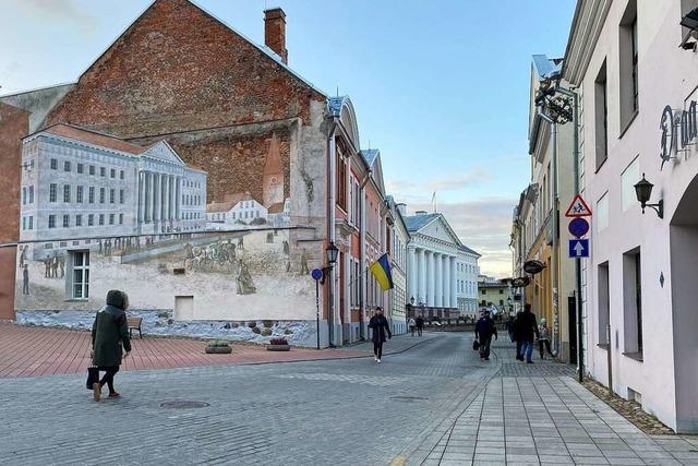 Tartu in Estland ist eine alte europische Universitts- und Handelsstadt