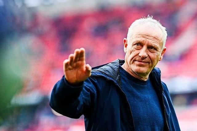 SC-Freiburg-Trainer Streich zum Rckspiel gegen Lens: 