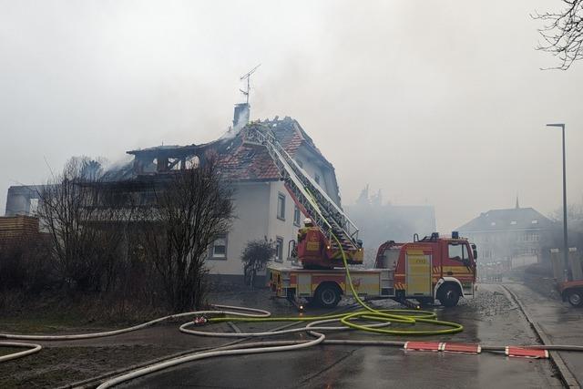 Sgewerk in Murg in Flammen – Bewohner eines Wohnhaus wurden zum Glck gewarnt
