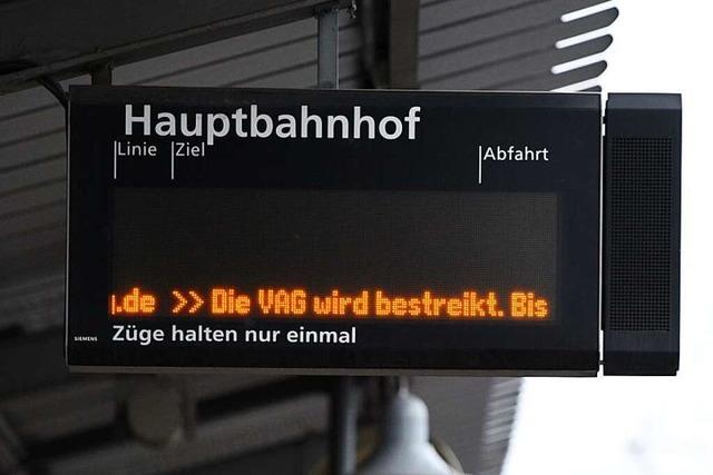 VAG-Streik am Donnerstag und Freitag in Freiburg – auch Straenbahnen zum SC-Spiel gegen Bayern Mnchen betroffen