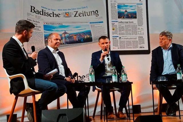 Brgermeisterwahl in Kenzingen: BZ-Talk mit Dirk Schwier und Martin Klomfa