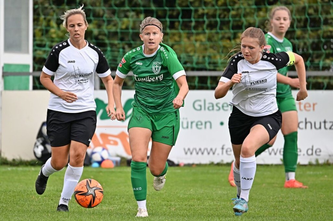 Jana Kiefer vom FC Freiburg. St. Georg...ndenspiel ging mit 1:0 an St. Georgen.  | Foto: Achim Keller